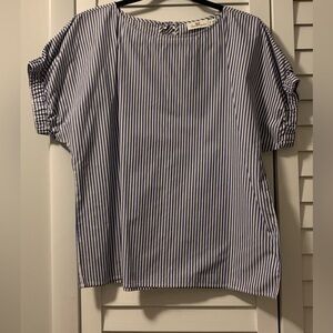 Vineyard VinesStriped Blue and White Women's Top, Size M
